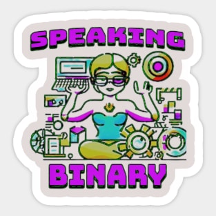Speaking Binary Sticker